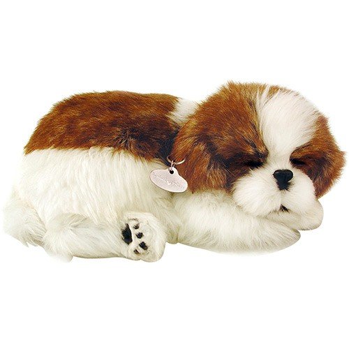 Brinquedo de Pelúcia Que Respira Perfect Petzzz Shih-Tzu Acompanha