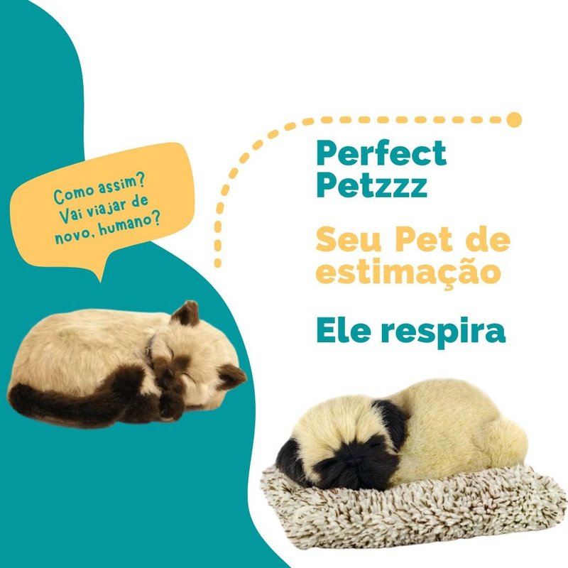 Brinquedo de Pelúcia Perfect Petzzz Border Collie – Que Respira