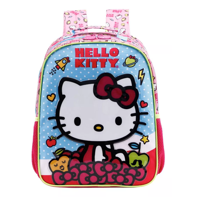 Mochila de Costas Escolar Hello Kitty XERYUS Frame Papelaria