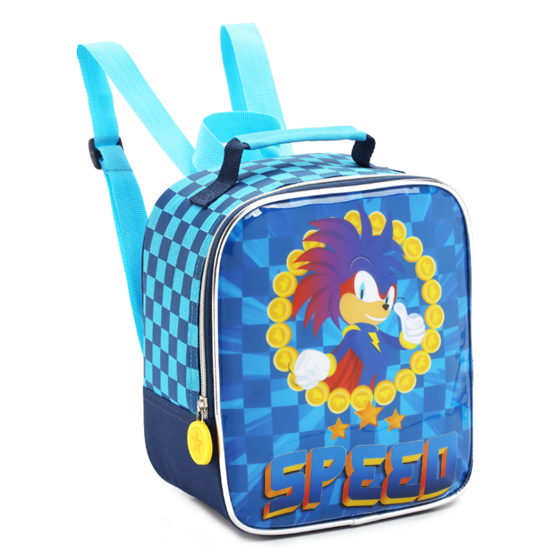 Kit Mochila de Rodinhas + Lancheira Térmica + Estojo Duplo Speed