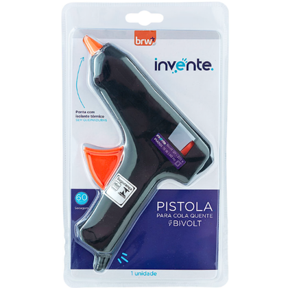 Pistola para Cola Quente Grande Bivolt 15w PI4001 Invente BRW - Frame ...