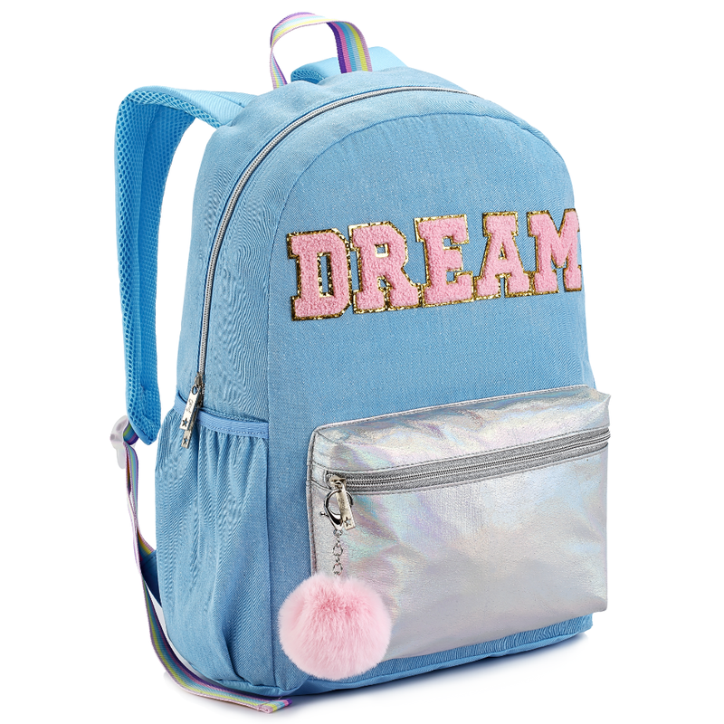 Mochila de Costas Just Teen DENLEX - Azul - Frame Papelaria