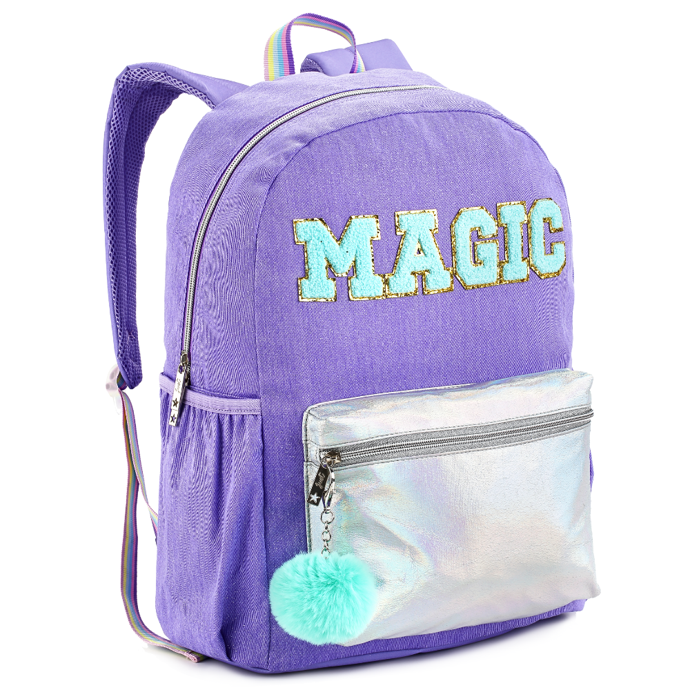 Mochila de Costas Just Teen DENLEX - Roxo - Frame Papelaria