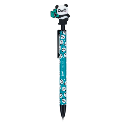Lapiseira 0.7 Panda Colors Ponteira Divertida BRW - Verde - Frame