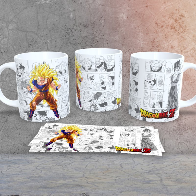 Dragon Ball tem nova linha de canecas da Canecia e já estão à venda no site e na Shopee