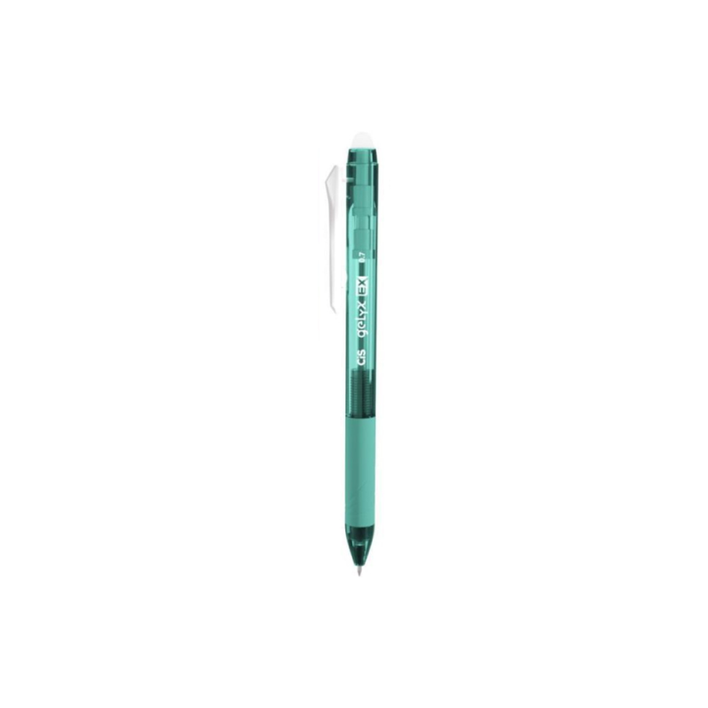 ジェル Caneta Gel Apagável Gelyx Ex CIS – Retrátil, 0.7mm, Tinta Verde