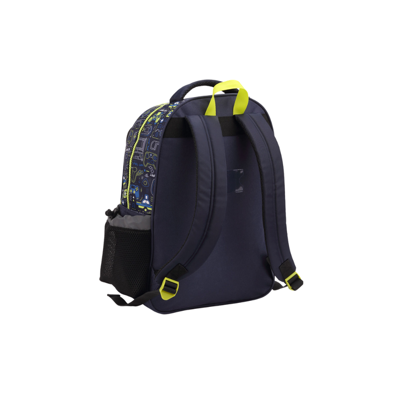 Kit Mochila de Costas + Estojo Box + Lancheira Térmica Level Up